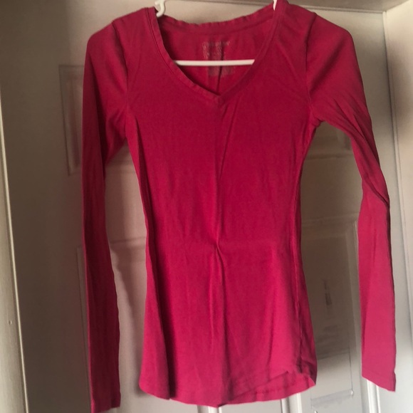 No Boundaries Tops - Pink Long Sleeve